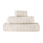AURA Natural - Set de prosoape gofrate premium din bumbac 100%