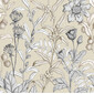 PETALS AND BERRIES Tapet panoramic – design floral artistic, inspirat din arta stradală
