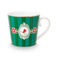 LOVE BIRDS STRIPES – Set 6 căni mari din porțelan fin