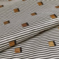SHIMA – Draperie tafta cu dungi fine și pătrate „lancé découpé” în stil urban