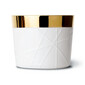 SIP OF GOLD – Pocal de șampanie WHITE WOVEN cu interior placat cu aur de 24K