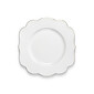 Set 6 farfurii albe mic dejun ROYAL WHITE