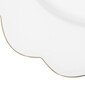 Set 6 farfurii albe mic dejun ROYAL WHITE