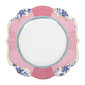 Set 6 farfurii pentru desert, decor floral multicolor ROYAL