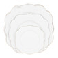 Set 6 farfurii albe mic dejun ROYAL WHITE