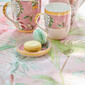 Set 6 farfurii rotunde XS pentru pliculete de ceai LA MAJORELLE pink