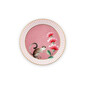 Set 6 farfurii rotunde XS pentru pliculete de ceai LA MAJORELLE pink
