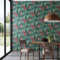 GREEN WALL – Tapet Osborne & Little cu plante și frunziș decorativ