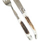 Set 6 cutite cu maner din corn de cerb, finisaj lucios FORGE DE LAGUIOLE