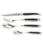 Set 6 lingurite cu maner din corn negru FORGE DE LAGUIOLE