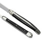 Set cutit si furculita pentru transat carne cu manere din Corn Negru BLACK HORN